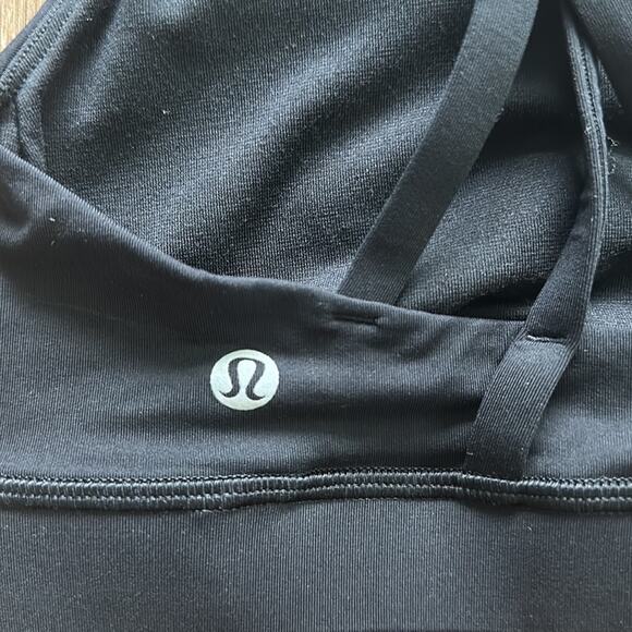 Lululemon x Peloton Energy Sports Bra Black Size 4 Medium Support - Picture 4 of 5